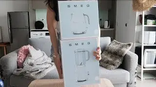 White SMEG Blender & Electric Kettle Unboxing ☕