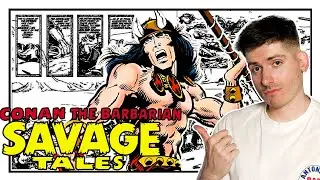 Unbelievable Art in Barry Windsor Smith's SAVAGE TALES of Conan The Barbarian!