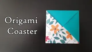 Origami Coaster Tutorial | Paper Coaster #Crafts #papercrafts #origami