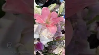 Customer Engagement Flower Arrangement from Ottawa Flowers Inc. #flowers #engagement #pinkflowers