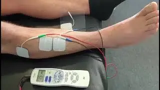 Electrostimulare EMS, Nerv Sciatic Popliteu Extern - Tibial Anterior - dorsiflexie