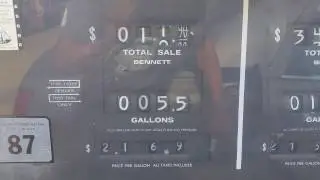old gas pump