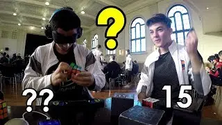 When WORLD RECORD Holders Meet - Blindfolded Speedcubing 😮 (feat. Max Hilliard)