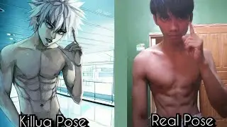 Killua Zoldyck Muscle Pose Real Life
