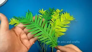 Making beautiful paper plant/home decor ideas/handmade/paper craft ideas.