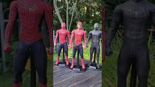 Hot Toys Spider-man realistic action figures #spiderman #toys #marvel