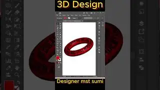 3D effect design | Adobe illustrator tutorial #viral #video #shorts