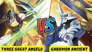 [EX8] Angelical army arise! Three Great Angels VS Gabumon Ancient