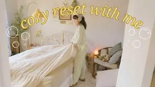 reset with me: body doubling, deep clean home, cozy vibes only🫧🌷