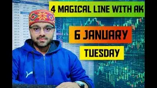 06 JANUARY/LIVE 4 MAGICAL LINE WITH AMAN CHAKRAWARTI #loccalculator#ltpcalculatorlive#niftyanalysis