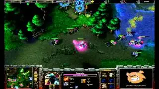 [HD.WC3#253] Yumiko+TH000 vs TeD+Fly - HRvsUO - Game 3 - Warcraft 3 Replay [FR]