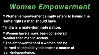 Women Empowerment Essay Writing in English | 10 Lines on Women Empowerment | Women Empowerment