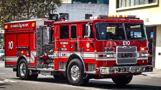 (2021 Pierce Arrow XT) LAFD Engine 10 Responding