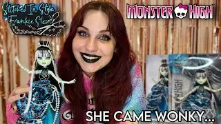 WONKY But Gorgeous? Monster High Stitched in Style Collector Frankie Stein Doll Review & Unboxing