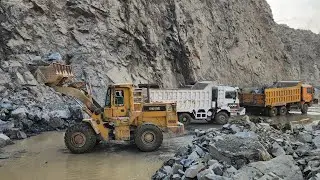 Most Dangerous Process of Blasting, Loading and Transporting Rocks: A full Video