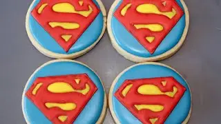Superman cookies