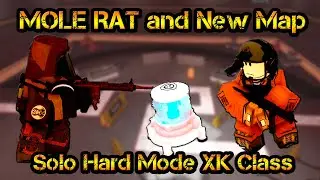 MOLE RAT and New Map Solo Hard Mode XK Class Roblox SCP Tower Defense