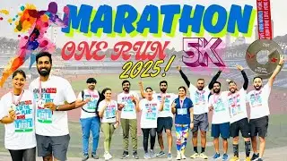 One Run Marathon 🏃|| Kanteerava Stadium || Bangalore || Vlog || NEB Sports ||TechieCouple || 5KRun🏃