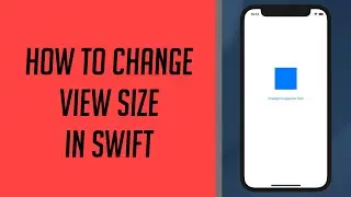 How to change View Size in Swift