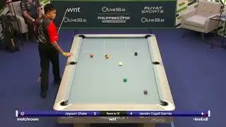 LAST 32 | Jayson Shaw Vs. Jerwin Capili Samia | PHILIPPINES OPEN POOL 2025 Highlights