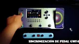 Mooer GE1000 - Sincronizaci&oacute;n de Pedal GWF4