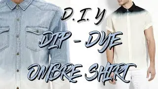 DIY Dip Dye T-shirt | How to Ombre Old Shirts at Home | 2025 Hack 🔥