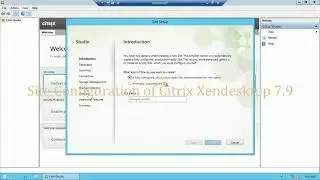 Citrix Xendesktop Installation & Configuration Part 2 by ITLearning LAB