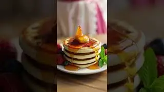 Cute Cat Cooking Pancakes 🐱🥞💖 #cat #pancakes  #funny #funnyanimals #animation