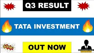 Tata Investment Q3 Results 2026 | Tata Investment Results Today | Tata Investment Share Latest News 