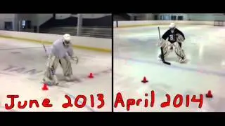 3E Goaltending (Dan Hirlinger before and after)
