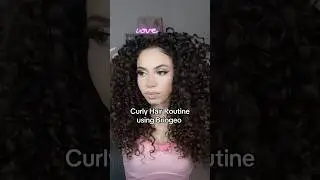 Curly hair routine using Briogeo curl charisma🤍🫧 #curlyhairroutine #curlyhair #curlyhairproducts
