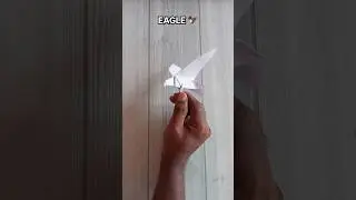 EAGLE ORIGAMI| HOW TO MAKE PAPER EAGLE CRAFT| TUTORIAL| FOLDING| ARTWORK