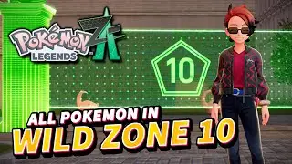 Pokemon Legends Z-A ALL POKEMON LOCATIONS in WILD ZONE 10