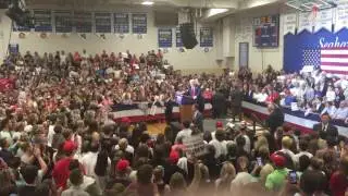 Donald Trump Visits Stephen Decatur High School in Berlin Maryland