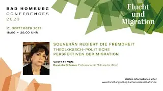 BHC 2023 I Donatella Di Cesare: &raquo;Souver&auml;n regiert die Fremdheit&laquo;