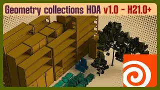 Geometry collection HDA v1.0 Houdini 21.0+ showcase