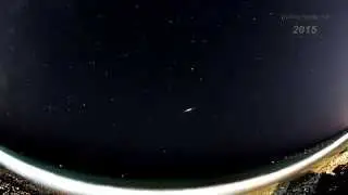 Ночное небо у Чёрного моря - timelapse 2015