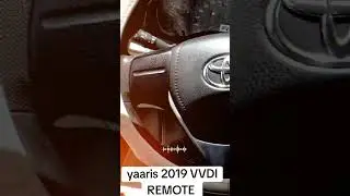 Toyota yaris 2021 vvdi remote programming