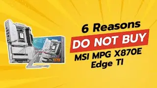 MSI MPG X870E Edge TI | 6 причин НЕ покупать! 🤔