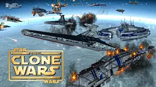 Galactic Republic vs CIS - Chaotic Epic Space Battle! Star Wars: Empire At War Fall of the Republic