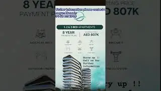 Milos apartment with post handover payment plan #realestate #dubairealestateinvestments