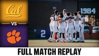 California vs. Clemson Full Match Replay | 2025 ACC Men's Soccer