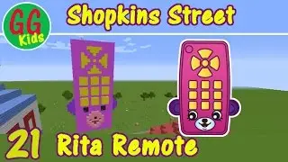 Rita Remote (21) - Shopkins Street - How to Build a Shopkins in Minecraft