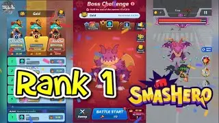 SmasHero.io: Dominating the Boss Challenge - Rank 1 Victory! 🎉🎉