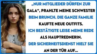 Während des Familienbrunches bekam meine Schwester die Country-Club-Mitgliedschaft – ich eine...