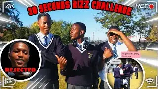 30 SECOND RIZZ CHALLENGE || SA SCHOOL EDITION || 3 shades of blackies || W rizz