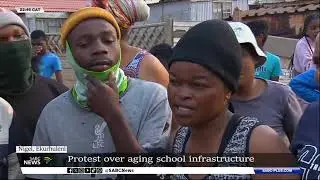 Residents in Nigel protest over aging school infrastructure