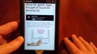 The iPhone ERROR 53 issue explained