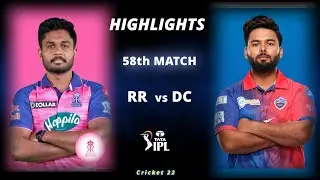 RR vs DC 58th Match IPL 2022 Highlights | RR vs DC Full Match Highlights | Hotstar Cricket 22