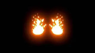Neon Fire effect template Black screen // Ashu Shakya